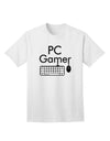 PC Gamer BnW: Premium Adult T-Shirt for Gaming Enthusiasts-Mens T-shirts-TooLoud-White-Small-Davson Sales