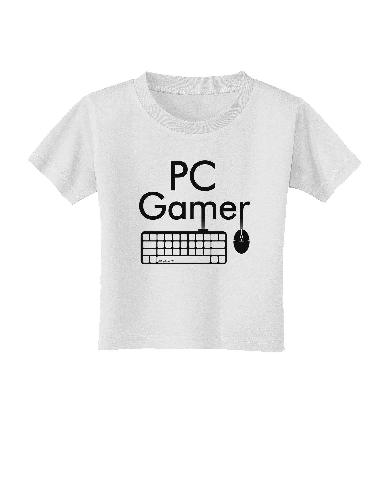 PC Gamer BnW Toddler T-Shirt-Toddler T-Shirt-TooLoud-White-2T-Davson Sales