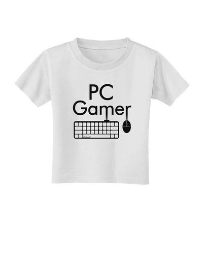 PC Gamer BnW Toddler T-Shirt-Toddler T-Shirt-TooLoud-White-2T-Davson Sales