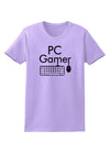 PC Gamer BnW Womens T-Shirt-Womens T-Shirt-TooLoud-Lavender-X-Small-Davson Sales