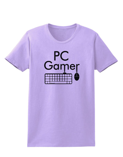 PC Gamer BnW Womens T-Shirt-Womens T-Shirt-TooLoud-Lavender-X-Small-Davson Sales