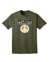 PLUR Daisies Adult Dark T-Shirt-Mens T-Shirt-TooLoud-Military-Green-Small-Davson Sales