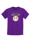 PLUR Daisies Childrens Dark T-Shirt-Childrens T-Shirt-TooLoud-Purple-X-Small-Davson Sales