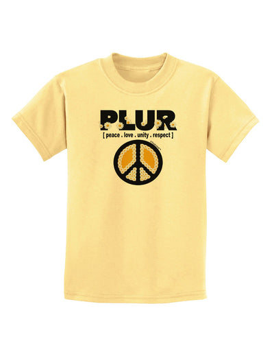 PLUR Daisies Childrens T-Shirt-Childrens T-Shirt-TooLoud-Daffodil-Yellow-X-Small-Davson Sales