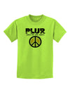 PLUR Daisies Childrens T-Shirt-Childrens T-Shirt-TooLoud-Lime-Green-X-Small-Davson Sales