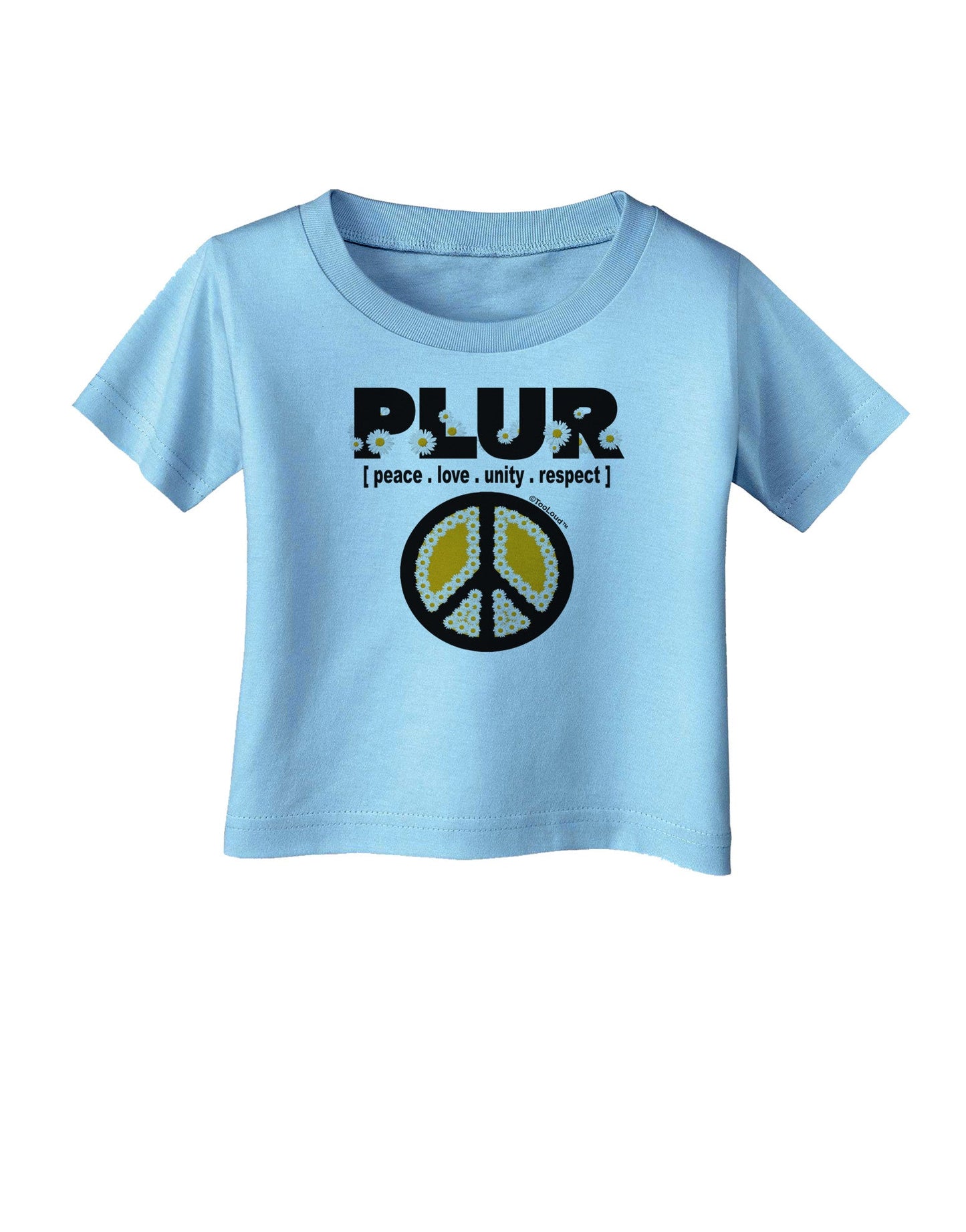 PLUR Daisies Infant T-Shirt-Infant T-Shirt-TooLoud-Aquatic-Blue-06-Months-Davson Sales