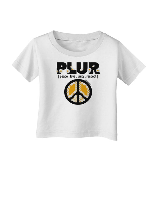 PLUR Daisies Infant T-Shirt-Infant T-Shirt-TooLoud-White-06-Months-Davson Sales