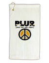 PLUR Daisies Micro Terry Gromet Golf Towel 16 x 25 inch-Golf Towel-TooLoud-White-Davson Sales