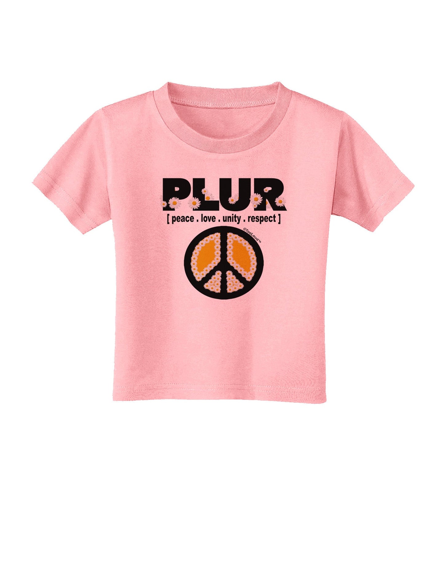 PLUR Daisies Toddler T-Shirt-Toddler T-Shirt-TooLoud-Candy-Pink-2T-Davson Sales
