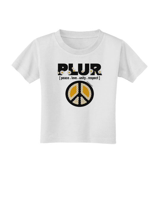 PLUR Daisies Toddler T-Shirt-Toddler T-Shirt-TooLoud-White-2T-Davson Sales