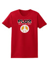 PLUR Daisies Womens Dark T-Shirt-TooLoud-Red-X-Small-Davson Sales