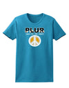 PLUR Daisies Womens Dark T-Shirt-TooLoud-Turquoise-X-Small-Davson Sales