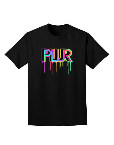 PLUR Paint Adult Dark T-Shirt-Mens T-Shirt-TooLoud-Black-Small-Davson Sales