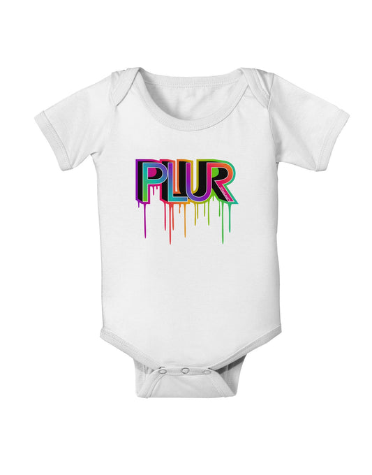 PLUR Paint Baby Romper Bodysuit-Baby Romper-TooLoud-White-06-Months-Davson Sales