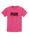 PLUR Paint Childrens T-Shirt-Childrens T-Shirt-TooLoud-Sangria-X-Small-Davson Sales