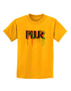 PLUR Paint Childrens T-Shirt-Childrens T-Shirt-TooLoud-Gold-X-Small-Davson Sales