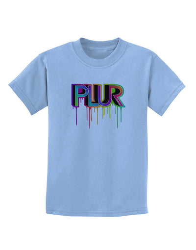 PLUR Paint Childrens T-Shirt-Childrens T-Shirt-TooLoud-Light-Blue-X-Small-Davson Sales