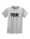 PLUR Paint Childrens T-Shirt-Childrens T-Shirt-TooLoud-AshGray-X-Small-Davson Sales