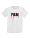 PLUR Paint Childrens T-Shirt-Childrens T-Shirt-TooLoud-White-X-Small-Davson Sales