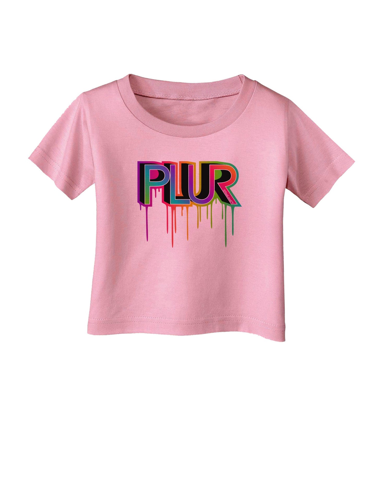 PLUR Paint Infant T-Shirt-Infant T-Shirt-TooLoud-Candy-Pink-06-Months-Davson Sales