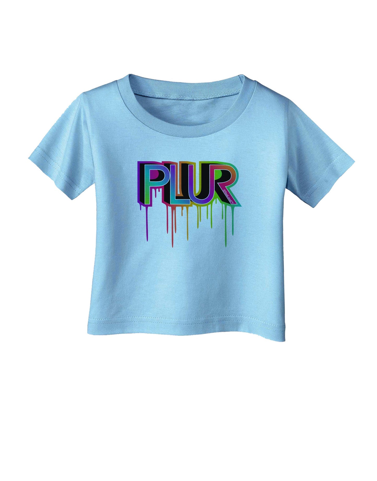 PLUR Paint Infant T-Shirt-Infant T-Shirt-TooLoud-Aquatic-Blue-06-Months-Davson Sales