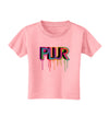 PLUR Paint Toddler T-Shirt-Toddler T-Shirt-TooLoud-Candy-Pink-2T-Davson Sales