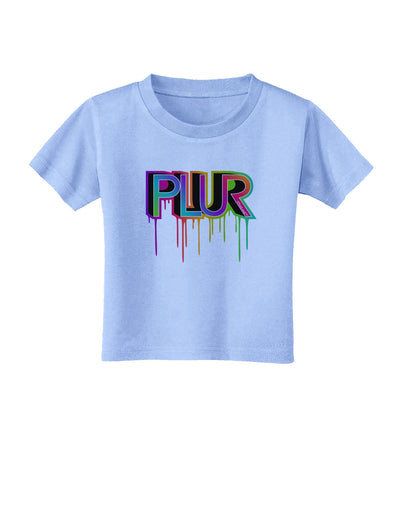 PLUR Paint Toddler T-Shirt-Toddler T-Shirt-TooLoud-Aquatic-Blue-2T-Davson Sales