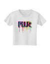 PLUR Paint Toddler T-Shirt-Toddler T-Shirt-TooLoud-White-2T-Davson Sales