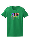 PLUR Paint Womens Dark T-Shirt-TooLoud-Kelly-Green-X-Small-Davson Sales