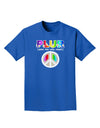 PLUR Rainbow Adult Dark T-Shirt-Mens T-Shirt-TooLoud-Royal-Blue-Small-Davson Sales