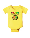 PLUR Rainbow Baby Romper Bodysuit-Baby Romper-TooLoud-Yellow-06-Months-Davson Sales