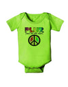 PLUR Rainbow Baby Romper Bodysuit-Baby Romper-TooLoud-Lime-06-Months-Davson Sales