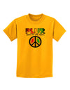 PLUR Rainbow Childrens T-Shirt-Childrens T-Shirt-TooLoud-Gold-X-Small-Davson Sales