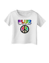 PLUR Rainbow Infant T-Shirt-Infant T-Shirt-TooLoud-White-06-Months-Davson Sales