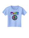 PLUR Rainbow Toddler T-Shirt-Toddler T-Shirt-TooLoud-Aquatic-Blue-2T-Davson Sales