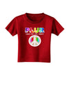 PLUR Rainbow Toddler T-Shirt Dark-Toddler T-Shirt-TooLoud-Red-2T-Davson Sales