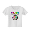 PLUR Rainbow Toddler T-Shirt-Toddler T-Shirt-TooLoud-White-2T-Davson Sales