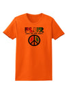 PLUR Rainbow Womens T-Shirt-Womens T-Shirt-TooLoud-Orange-X-Small-Davson Sales