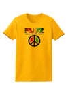 PLUR Rainbow Womens T-Shirt-Womens T-Shirt-TooLoud-Gold-X-Small-Davson Sales