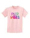 PLUR Vibes Childrens T-Shirt-Childrens T-Shirt-TooLoud-PalePink-X-Small-Davson Sales