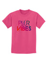 PLUR Vibes Childrens T-Shirt-Childrens T-Shirt-TooLoud-Sangria-X-Small-Davson Sales