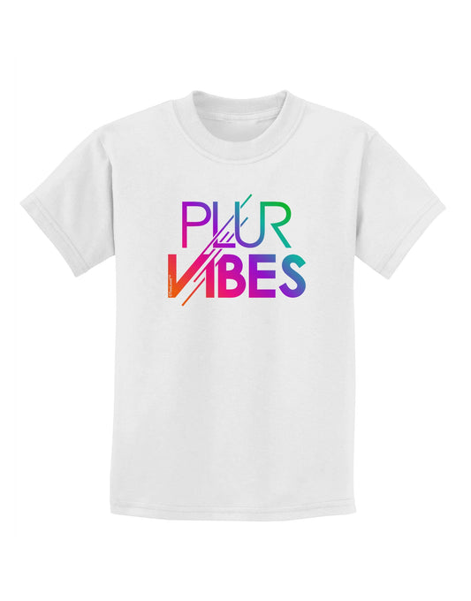 PLUR Vibes Childrens T-Shirt-Childrens T-Shirt-TooLoud-White-X-Small-Davson Sales