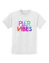 PLUR Vibes Childrens T-Shirt-Childrens T-Shirt-TooLoud-White-X-Small-Davson Sales