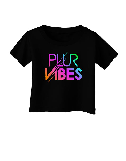 PLUR Vibes Infant T-Shirt Dark-Infant T-Shirt-TooLoud-Black-06-Months-Davson Sales