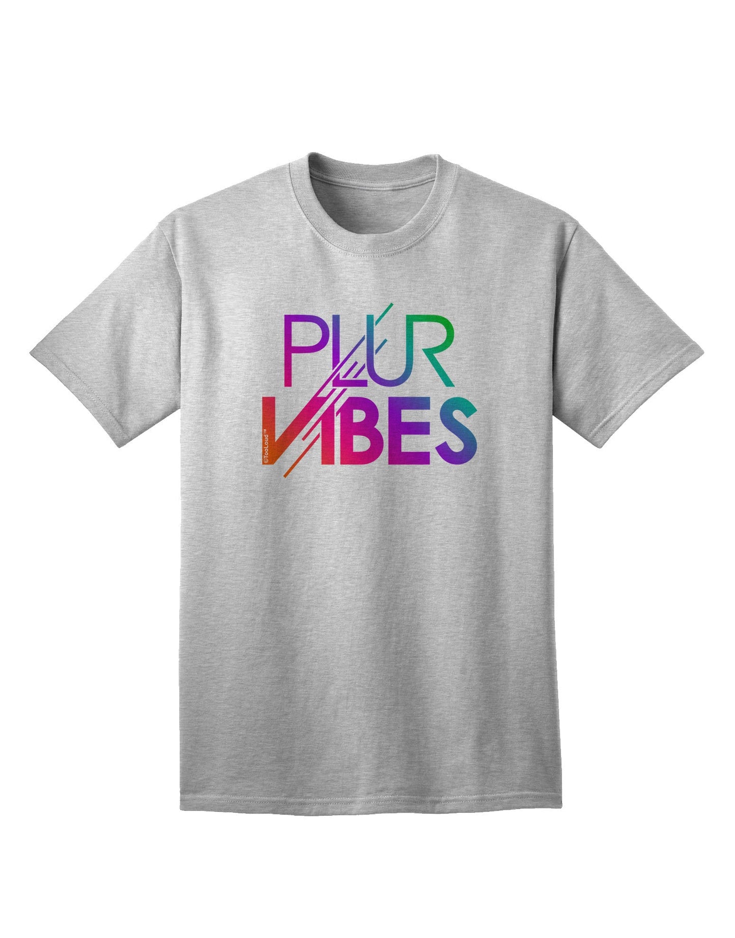 PLUR Vibes Premium Adult T-Shirt Collection-Mens T-shirts-TooLoud-AshGray-Small-Davson Sales