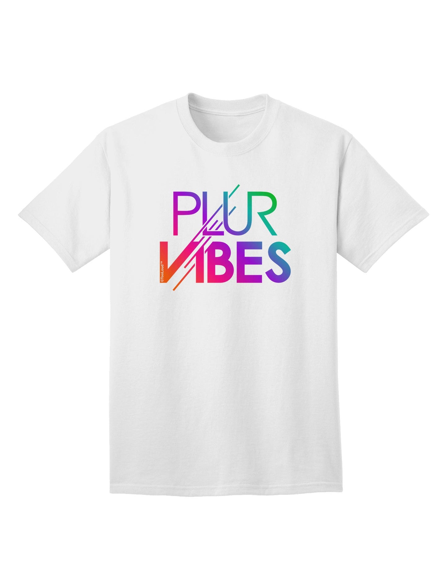 PLUR Vibes Premium Adult T-Shirt Collection-Mens T-shirts-TooLoud-White-Small-Davson Sales