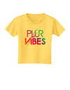 PLUR Vibes Toddler T-Shirt-Toddler T-Shirt-TooLoud-Yellow-2T-Davson Sales