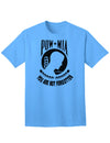 POW MIA Commemorative Adult T-Shirt: A Timeless Tribute-Mens T-shirts-TooLoud-Aquatic-Blue-Small-Davson Sales