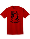 POW MIA Commemorative Adult T-Shirt: A Timeless Tribute-Mens T-shirts-TooLoud-Red-Small-Davson Sales