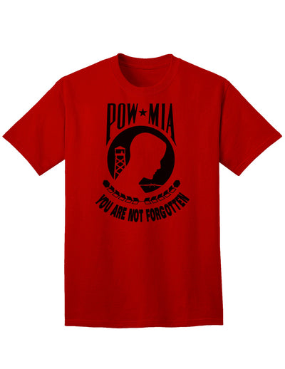 POW MIA Commemorative Adult T-Shirt: A Timeless Tribute-Mens T-shirts-TooLoud-Red-Small-Davson Sales